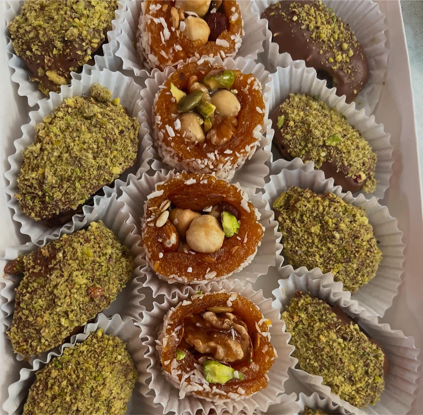 Apricot & Date Nut Bites: Assorted Box